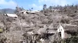 Následky erupce indonéské sopky Merapi
