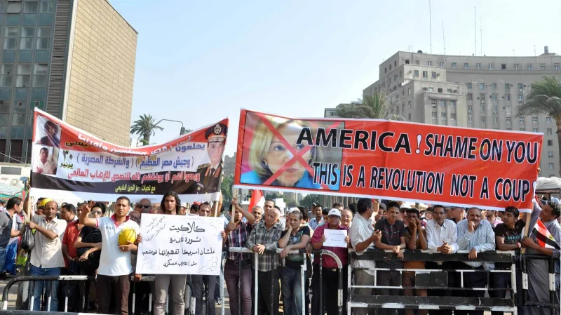Protiamerické protesty v Egyptě