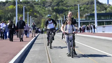 Dvorecký most se otevřel MHD, pěším i cyklistům