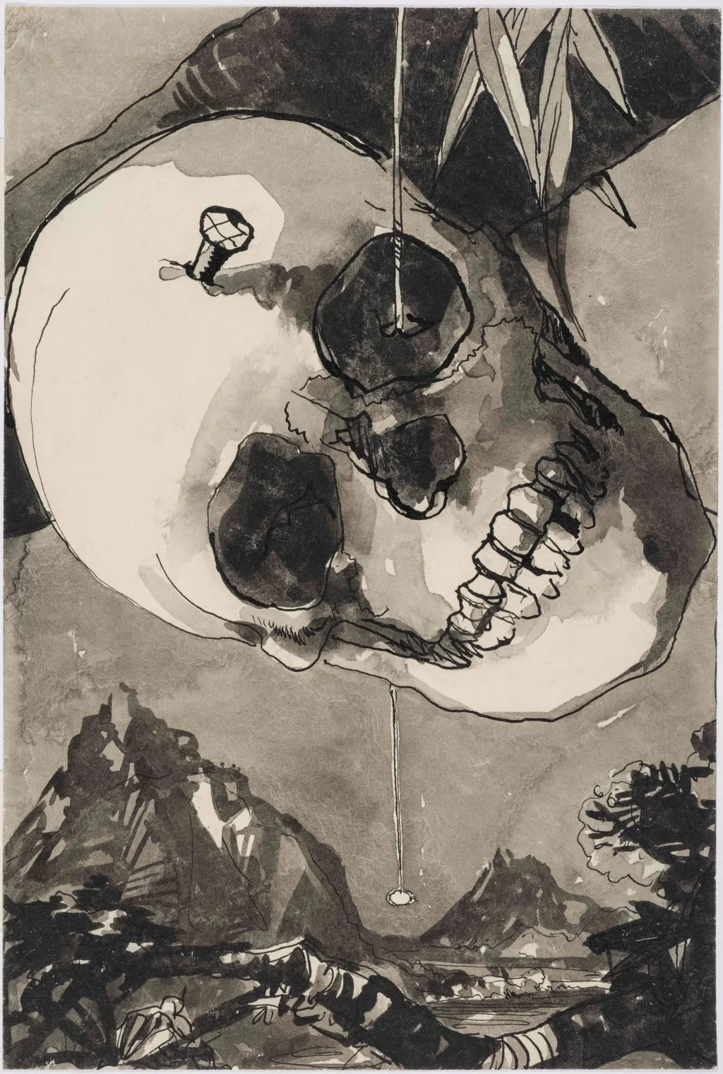 Karla Součka (Zlatý brouk, ilustrace ke knize E. A. Poea Zrádné srdce, 1959)