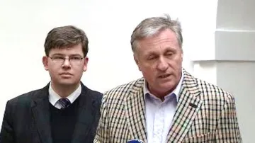 Mirek Topolánek a Jiří Pospíšil