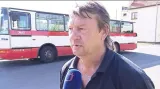 Incident popisuje řidič autobusu Miloslav Pantůček