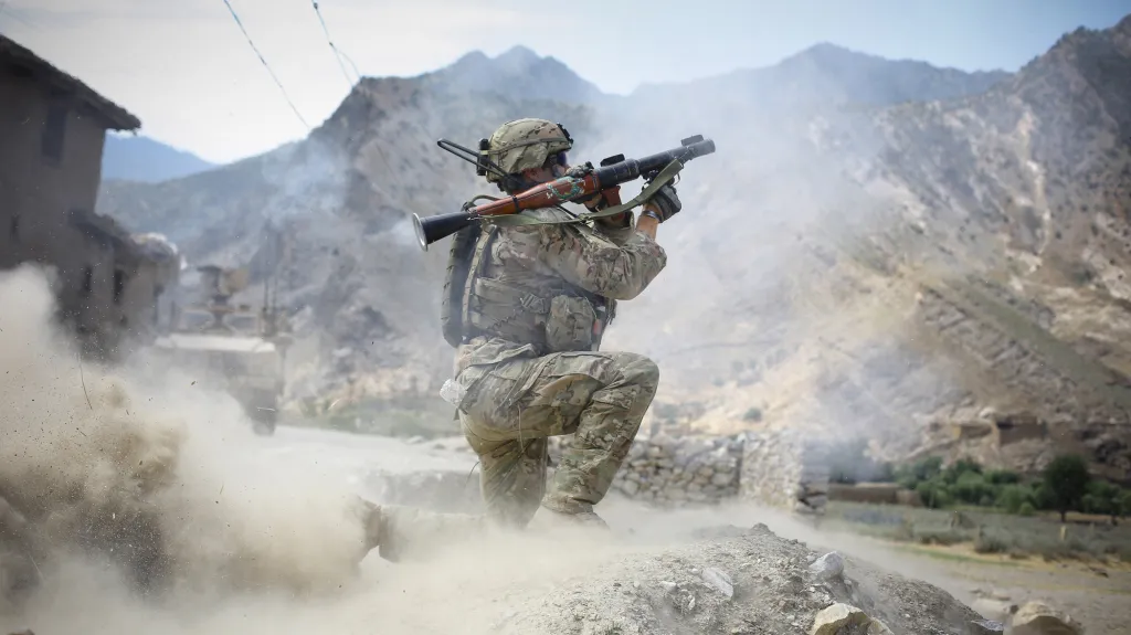 Americký voják v Afghánistánu