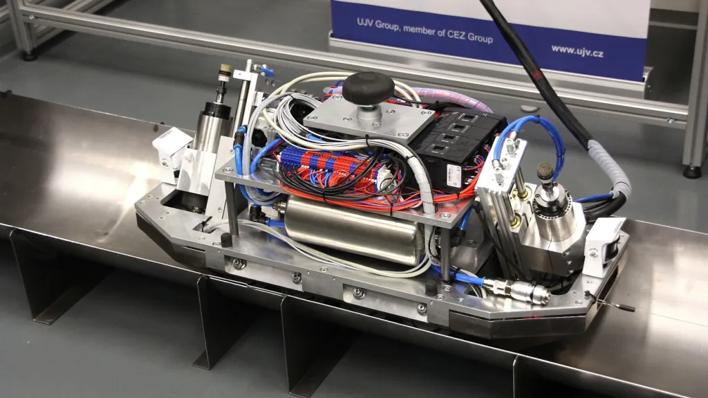 Liberecký robot pro práci v reaktoru
