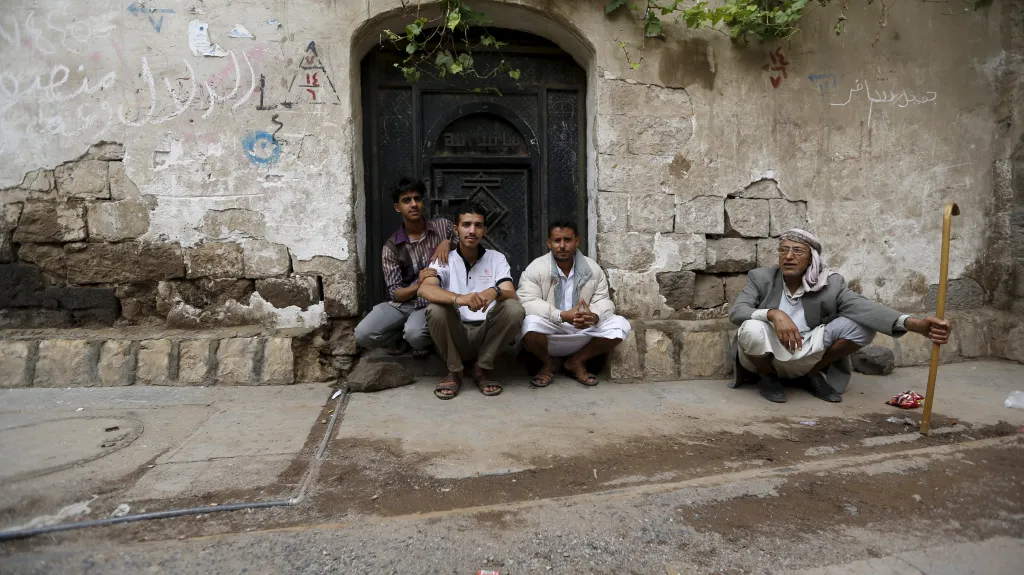 Obyvatelé jemenského Saná