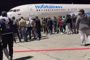 Dav muslimů v ruské Machačkale ohrožoval letadlo, které přiletělo z Izraele