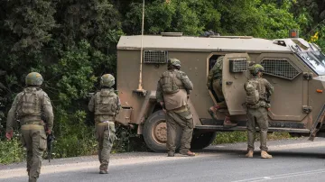 Izraelští vojáci, snímek z 19. května