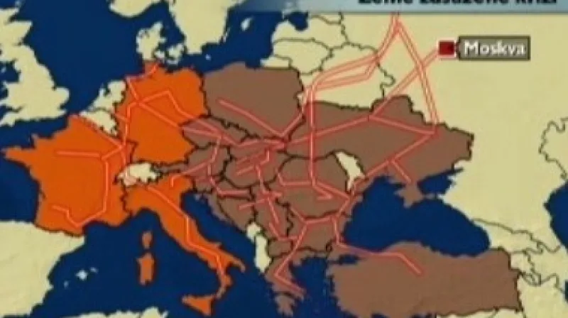 Země zasažené plynovou krizí