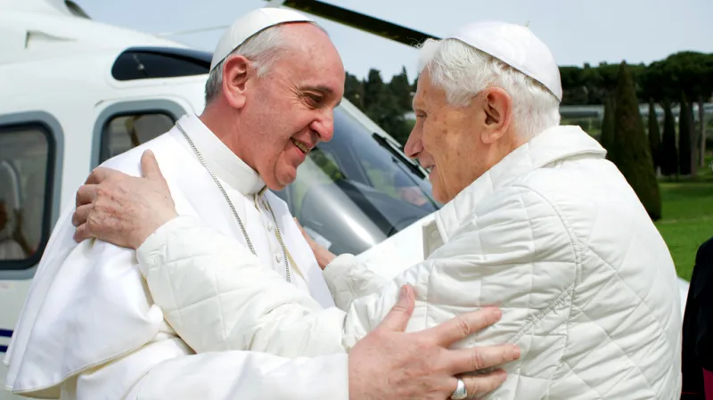 Setkání Františka a Benedikta