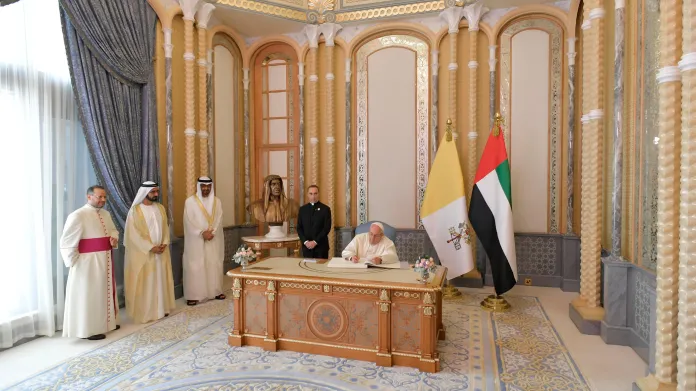 Papež František ve Spojených arabských emirátech