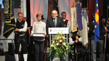 Mikuláš Bek (STAN) na sudetoněmeckém sjezdu 28. května 2023