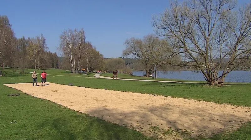 Nové petanquové hřiště u Brněnské přehrady