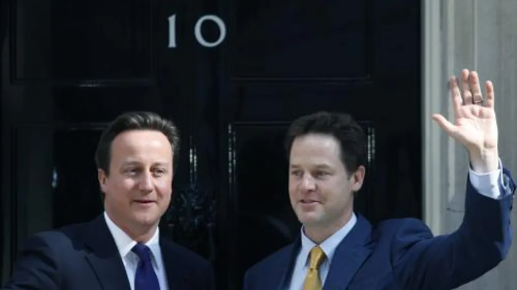 David Cameron a Nick Clegg