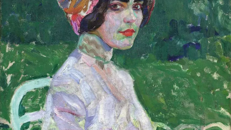 František Kupka / Růžový klobouk