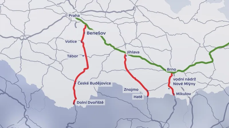 Nejčastější trasy při cestě do Chorvatska