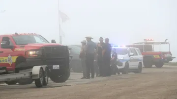 Záchranné složky zasahují na místě nehody v americkém Texasu