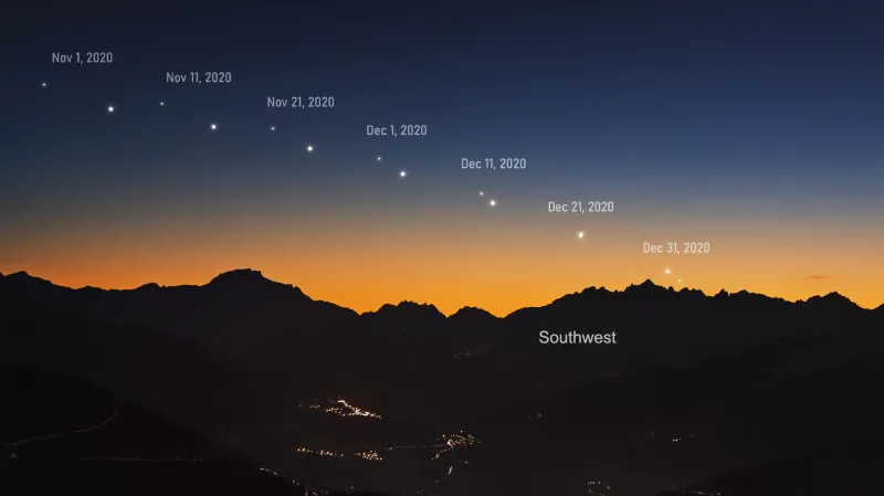 Konjunkce Saturnu s Jupiterem