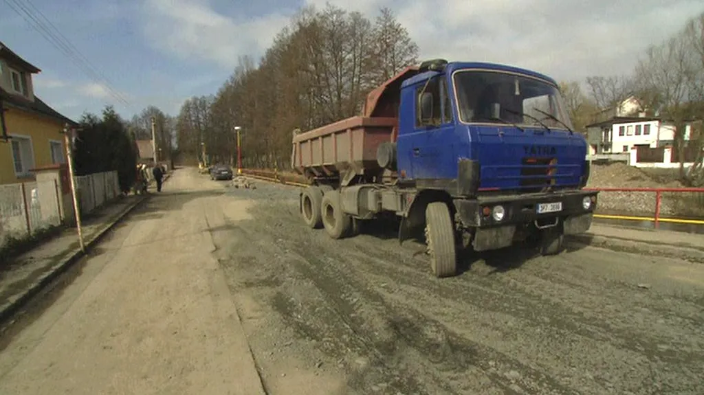 Budování kanalizace v Rožmitále pod Třemšínem