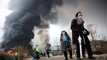 Požár v jihokorejském Soulu