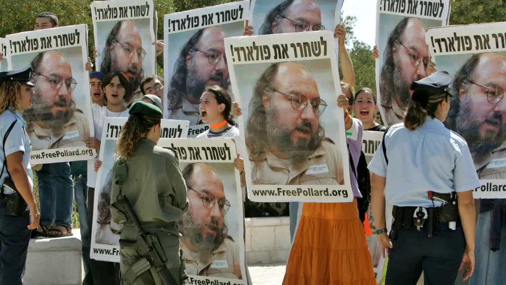 Protest v Jeruzalémě proti věznění Jonathana Pollarda