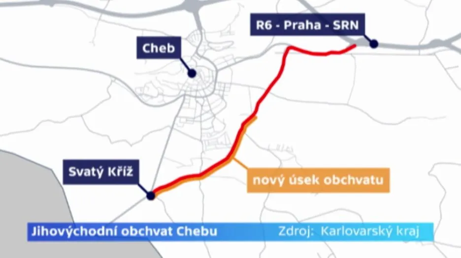 Silniční obchvat Chebu