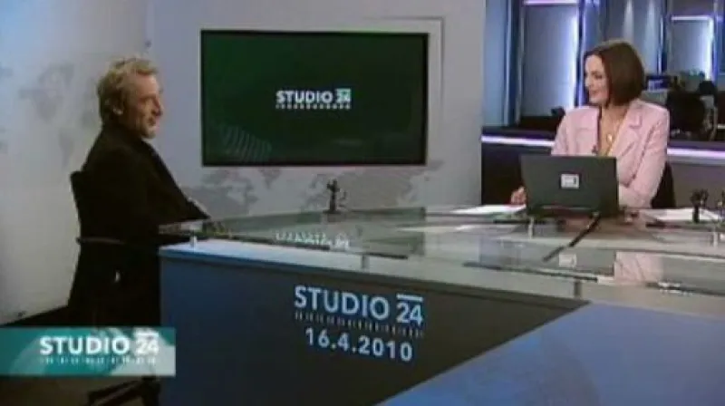 Studio ČT24 - Smutek v Polsku