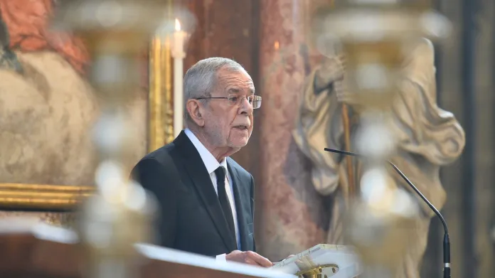 Na zádušní mši za zesnulého Karla Schwarzenberga ve Vídni promluvil rakouský prezident Alexander van der Bellen