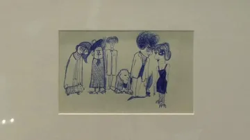 Dražená kresba Johna Lennona