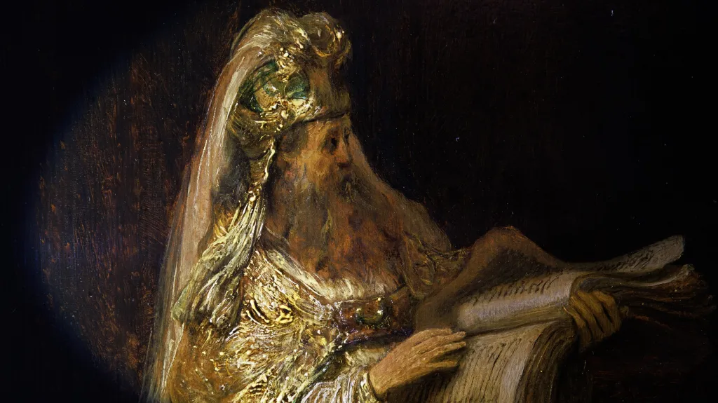 Potvrzený Rembrandtův obraz Zachariášovo vidění v chrámu v Rijksmuseu