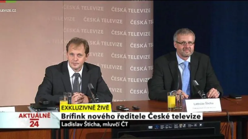 Brífink po zvolení nového generálního ředitele ČT Petra Dvořáka