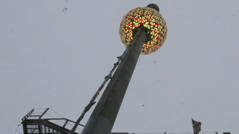 Přípravy na novoroční oslavy na Times Square
