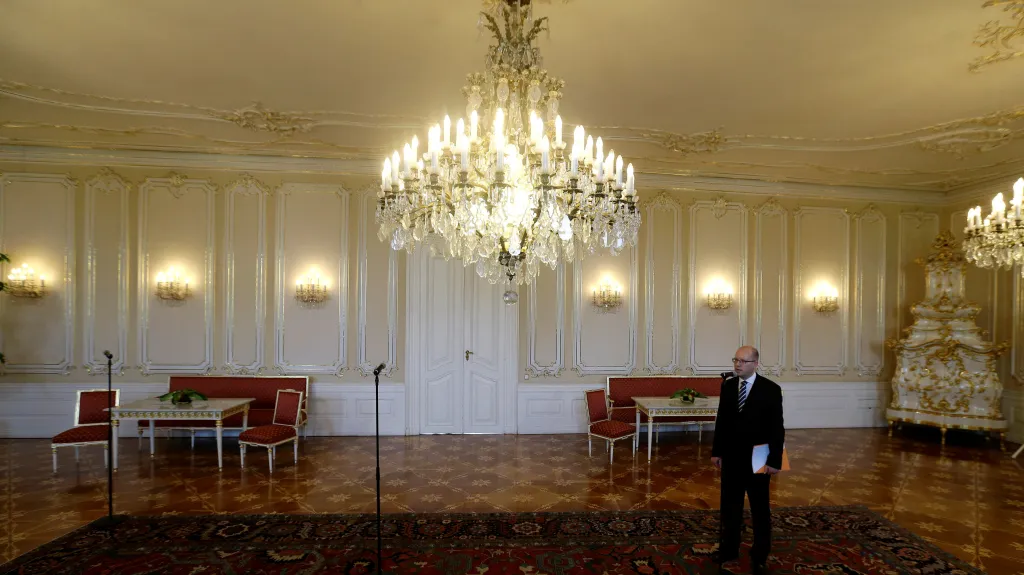 Bohuslav Sobotka na Hradě