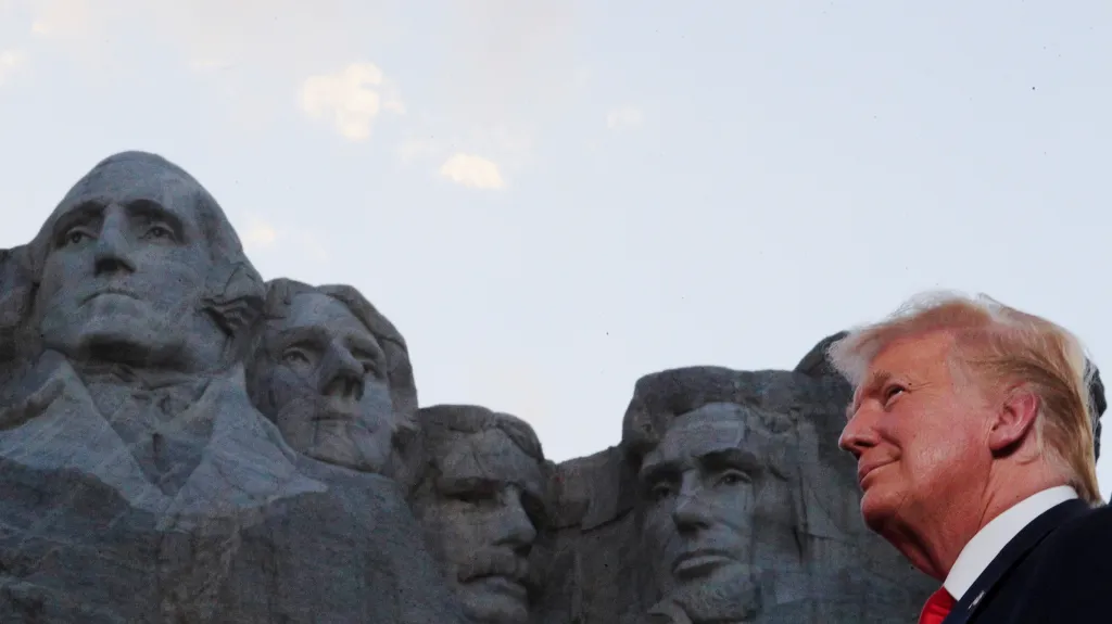 Donald Trump u Mount Rushmore