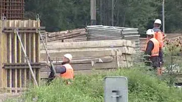Železniční stavba