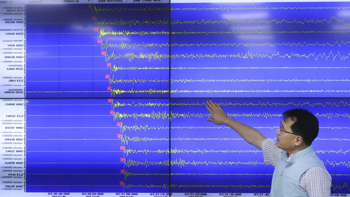 Analýza seizmologických otřesů po provedeném testu vodíkové bomby v KLDR