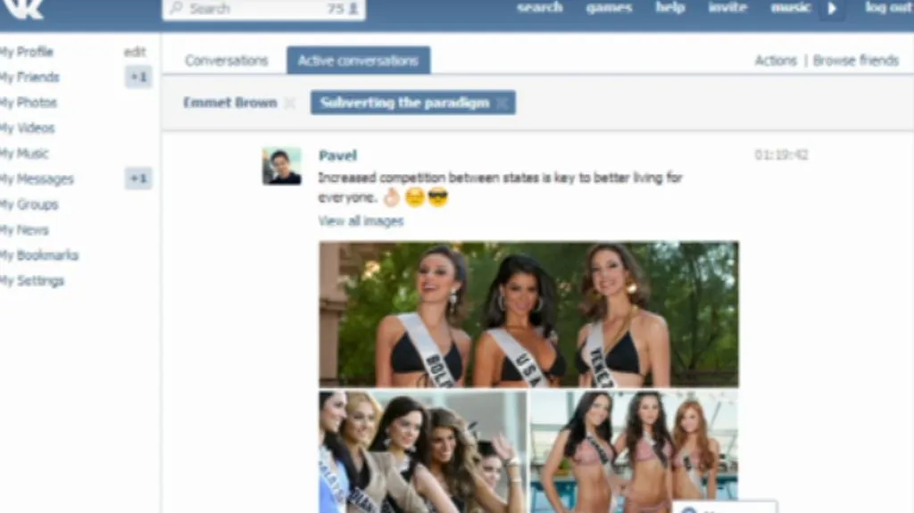 Ruská sociální síť VKontakte