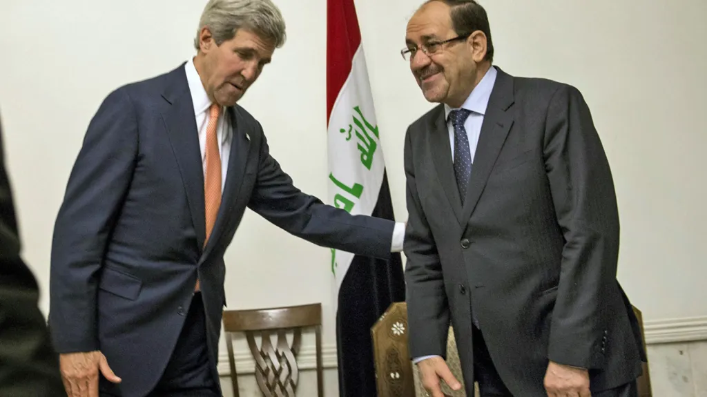 John Kerry a Núrí Málikí