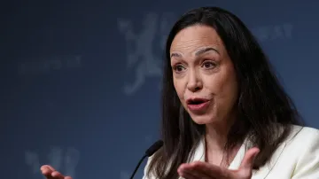 Venezuelská opoziční lídryně María Corina Machadová