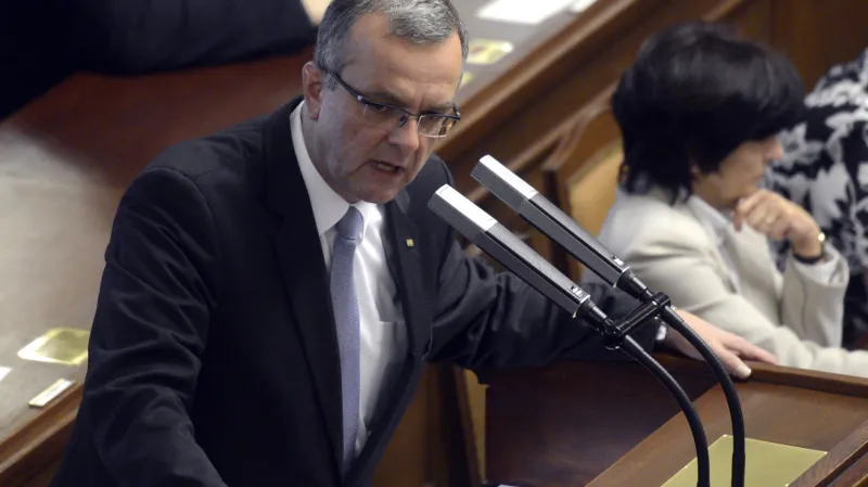 Miroslav Kalousek (TOP 09) ve sněmovně