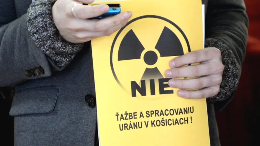 Protesty proti těžbě uranu na Slovensku