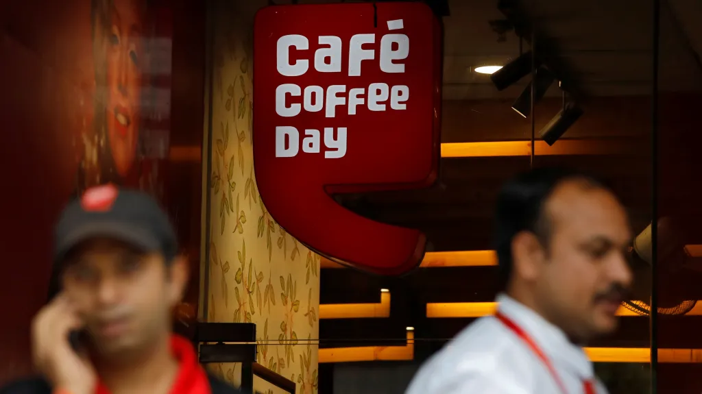 Cafe Coffee Day v indickém Novém Dillí