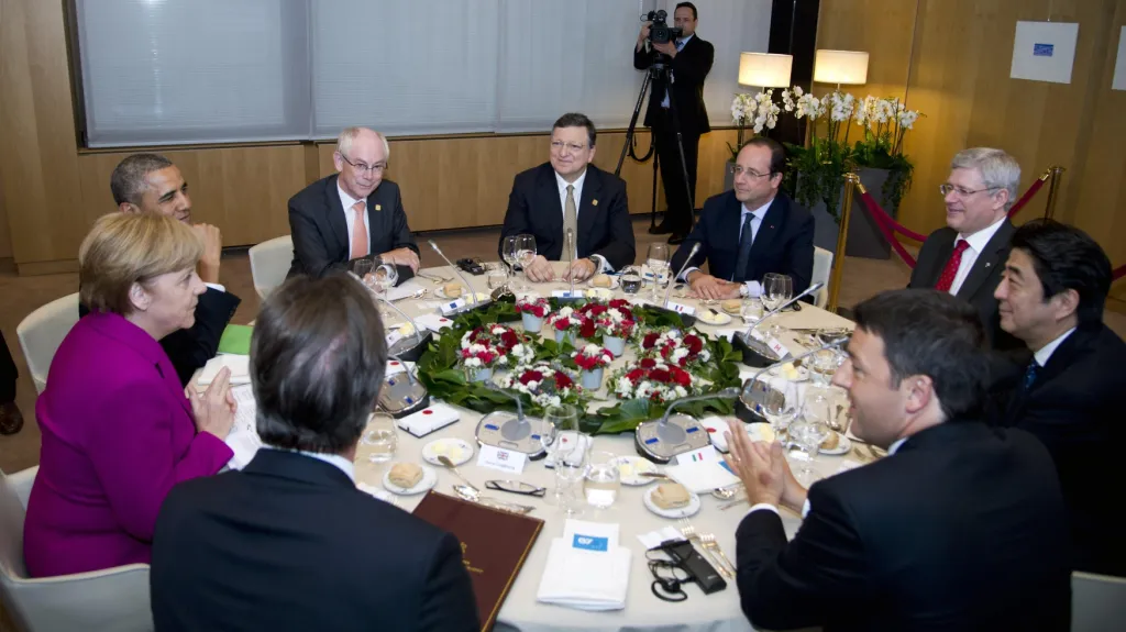 Jednání lídrů G7 v Bruselu