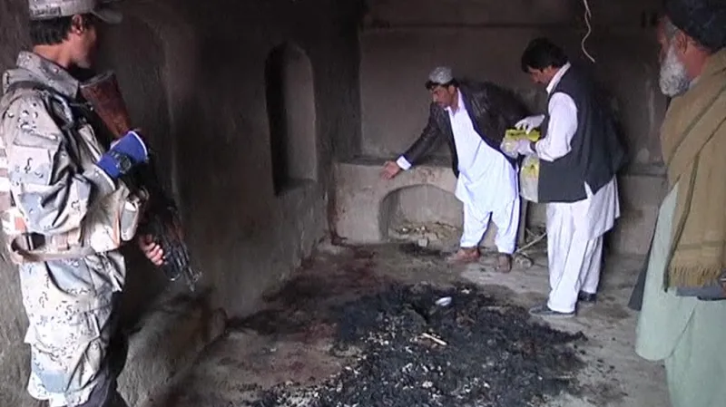 Dům, kde americký voják zabil 16 civilistů