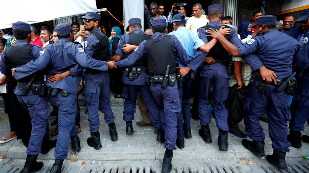 Protest na Maledivách