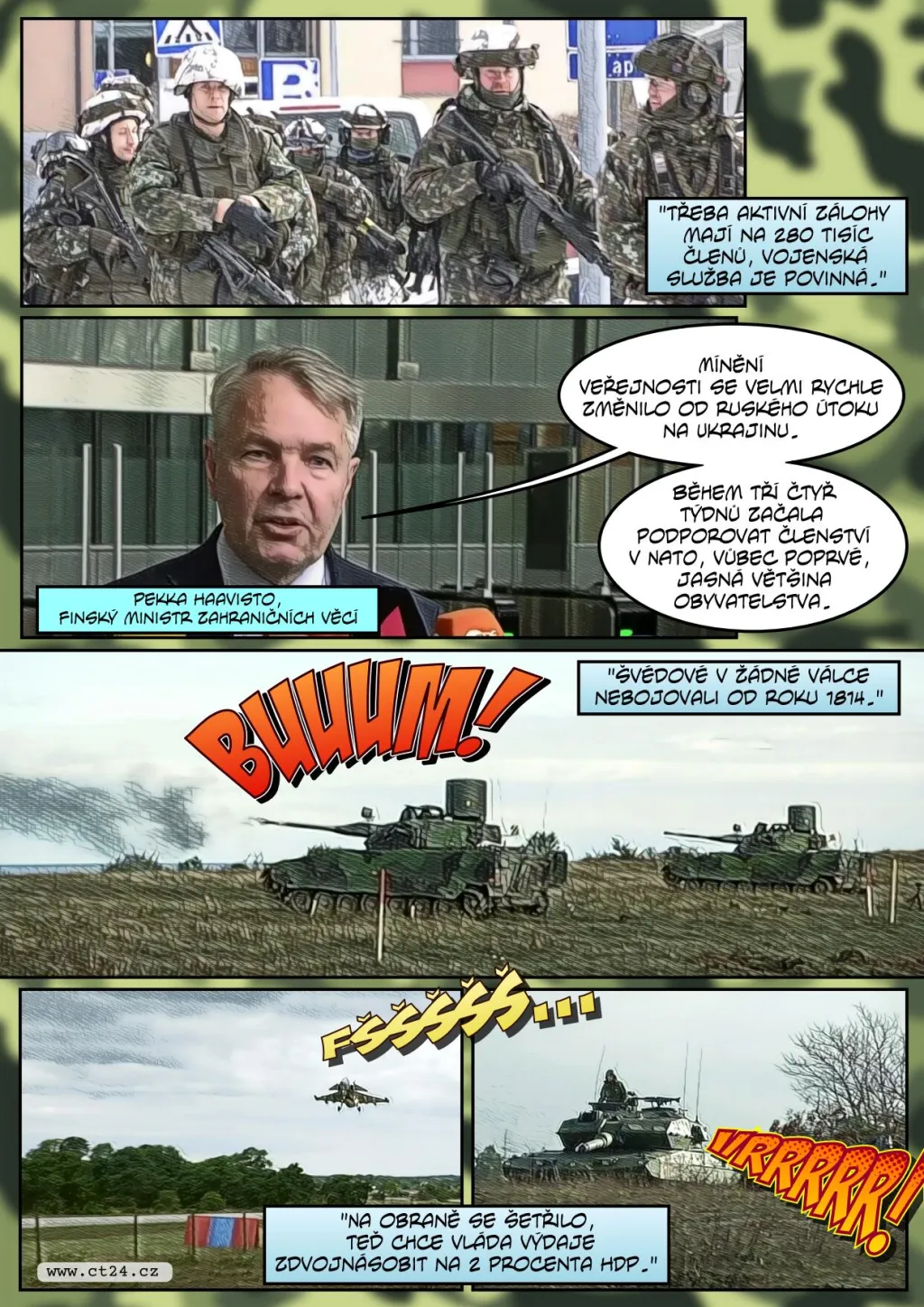 Finsko a Švédsko se v létě připojí k NATO, uvádí The Times