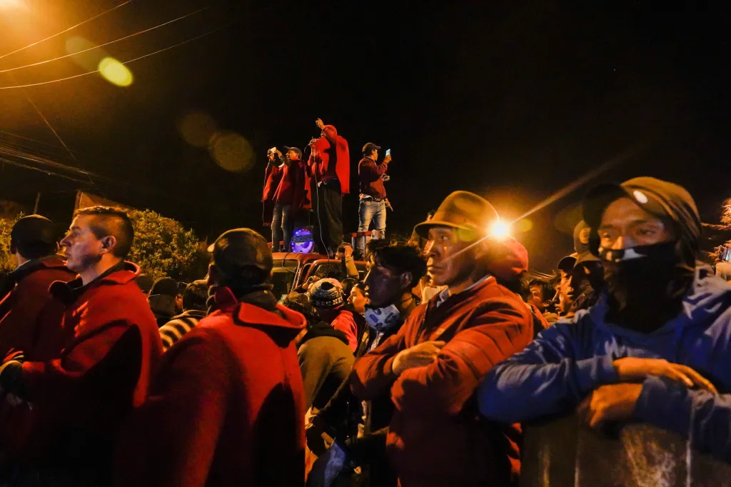 Protivládní demonstrace v Ekvádoru