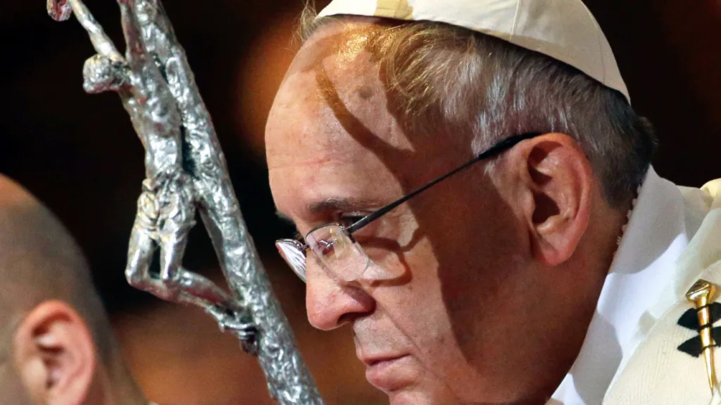 Papež František na mši v Soulu