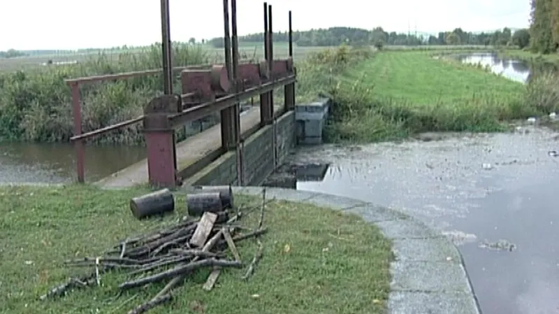 Hráz na řece Blanici