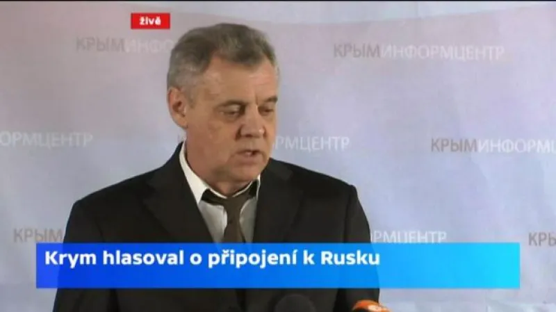 Brífink komise po sečtení poloviny hlasů v krymském referendu