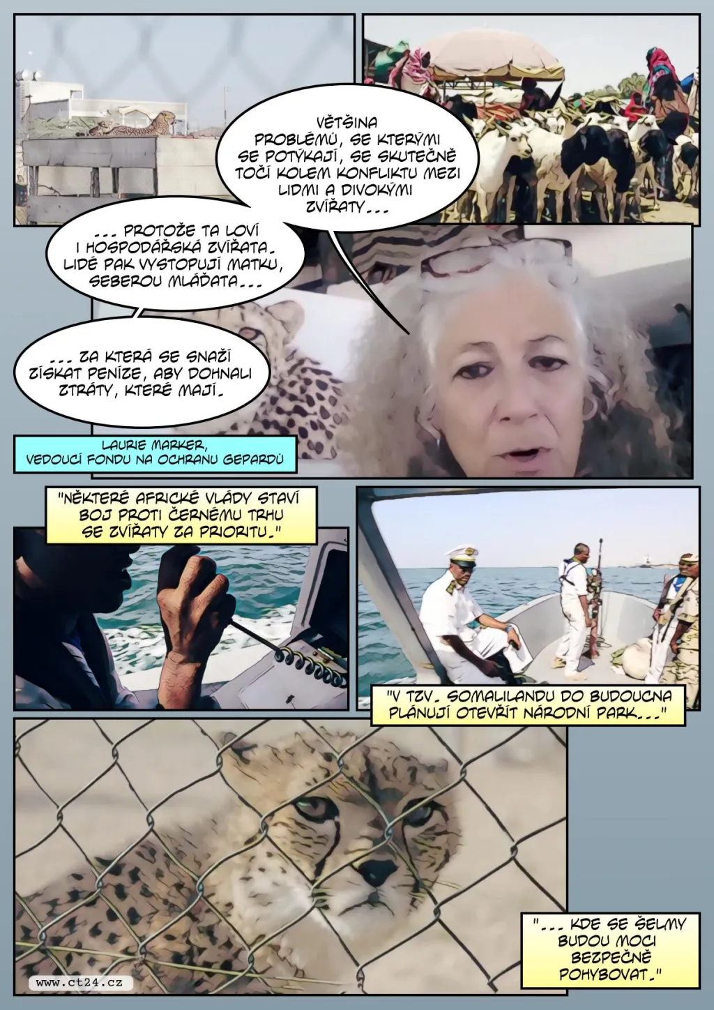 Klima a obchod ohrožují gepardy